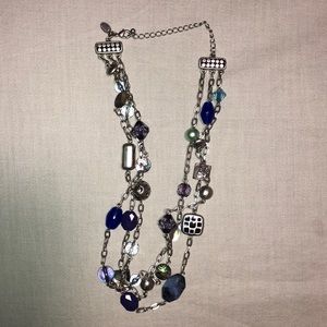 Lia Sophia multilayered choker style necklace